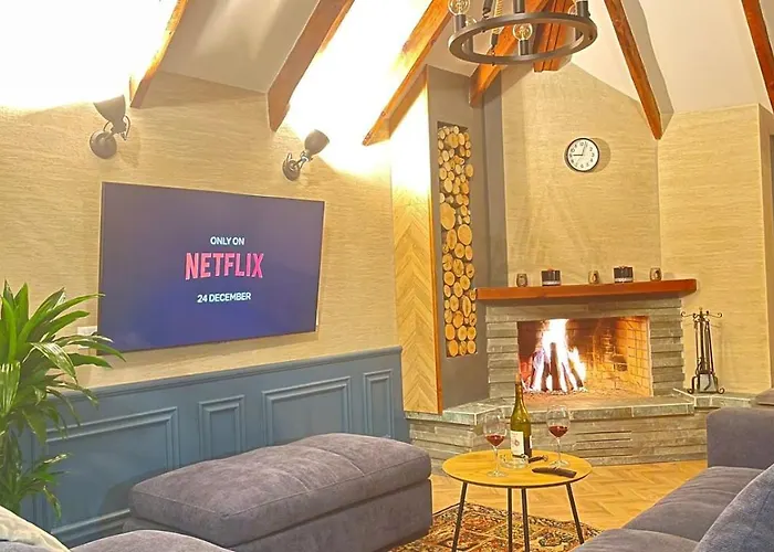 Appartement Heart Of Cozy Loft With Fireplace