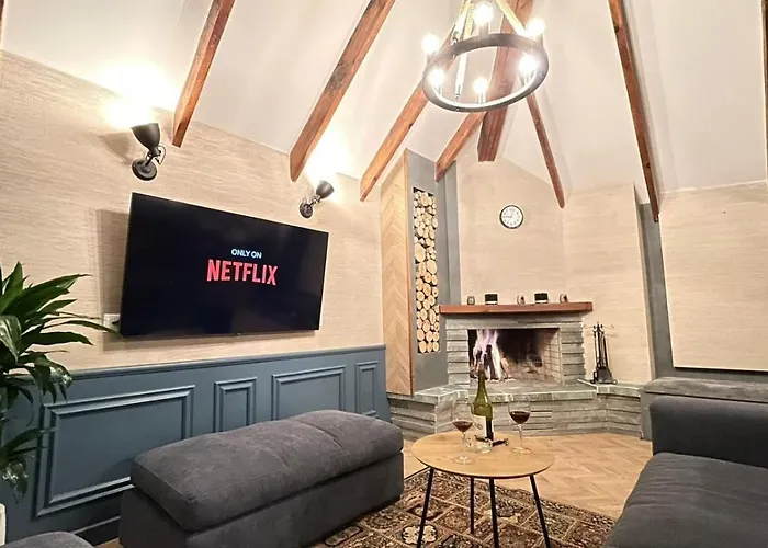 Appartement Heart Of Cozy Loft With Fireplace